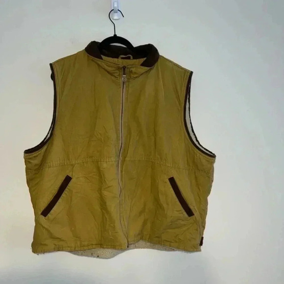 Wrangler Other - Vintage Wrangler Hero Workwear Outerwear Sherpa Lined Vest Big & Tall XXL